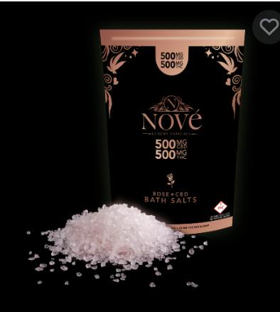 Nové Rose + CBD Bath Salt 1ea 500mg:500mg (THC:CBD)