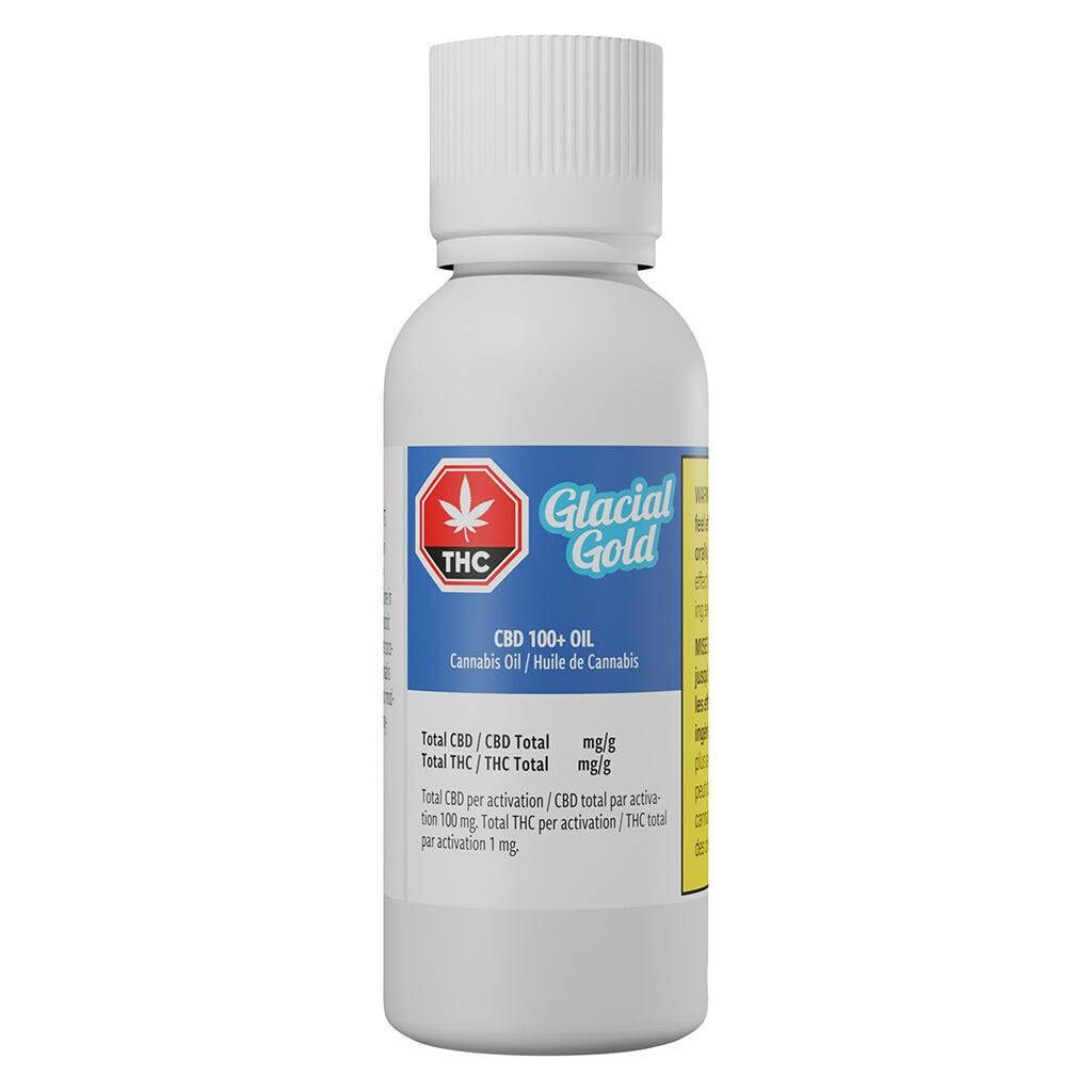 Glacial Gold - CBD 100+ Oil - Hybrid - 40ml