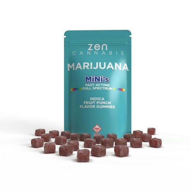 250MG INDICA MINI FRUIT PUNCH GUMMIES
