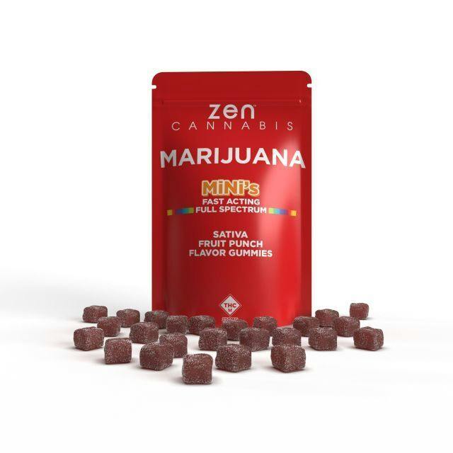250MG SATIVA MINI FRUIT PUNCH GUMMIES