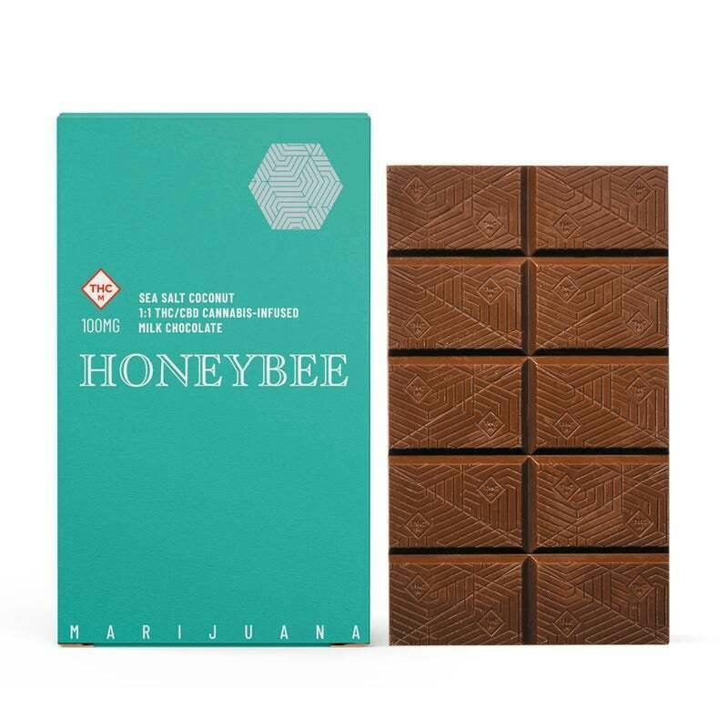 100MG SEA SALT COCONUT 1:1 CHOCOLATE BAR