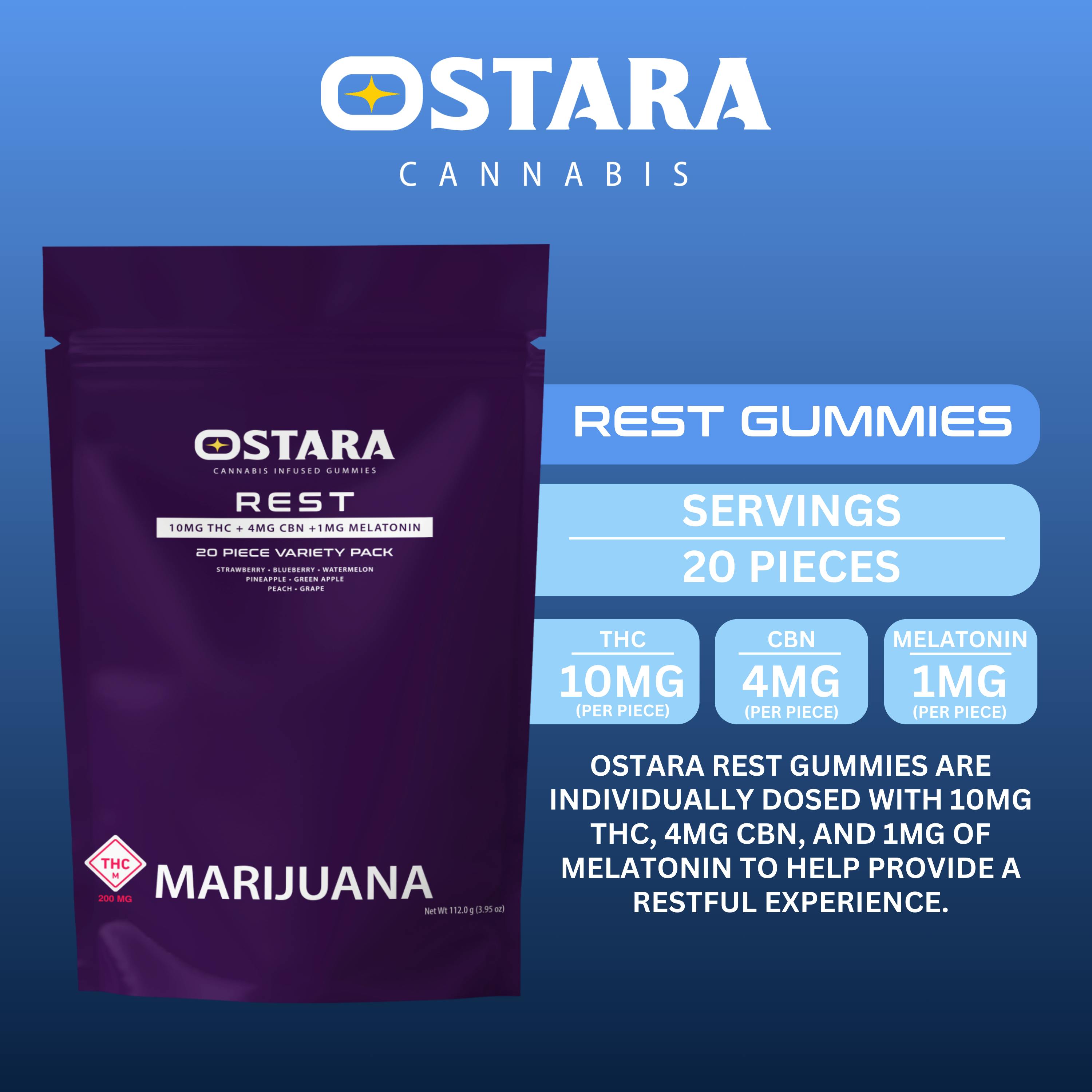 200MG REST VARIETY PACK GUMMIES