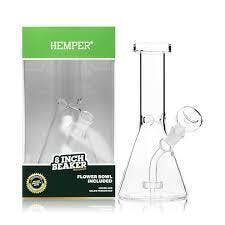 8" GLASS BEAKER BONG