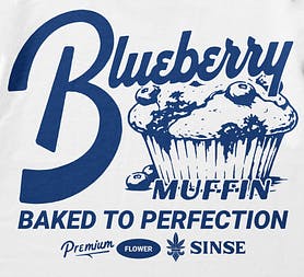 Blueberry Muffin Familiar Fit Tee L