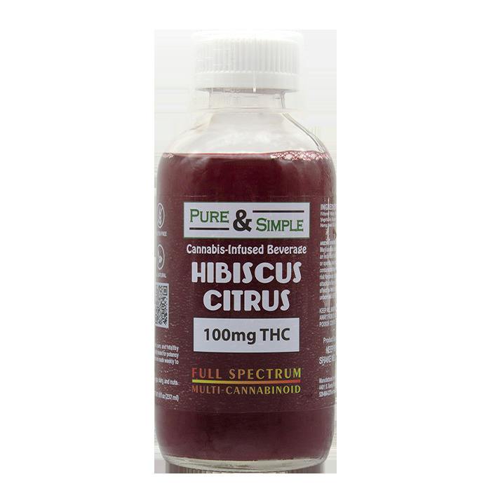 Pure & Simple - 100mg - Hibiscus Citrus Juice