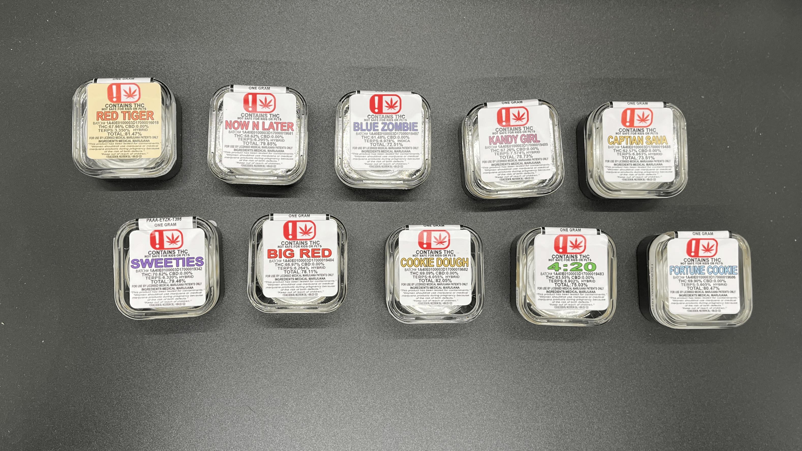 Weezy Wonka 1g Cured Resin Dab Cherry Punch ($6 or 20 for $100 OTD)