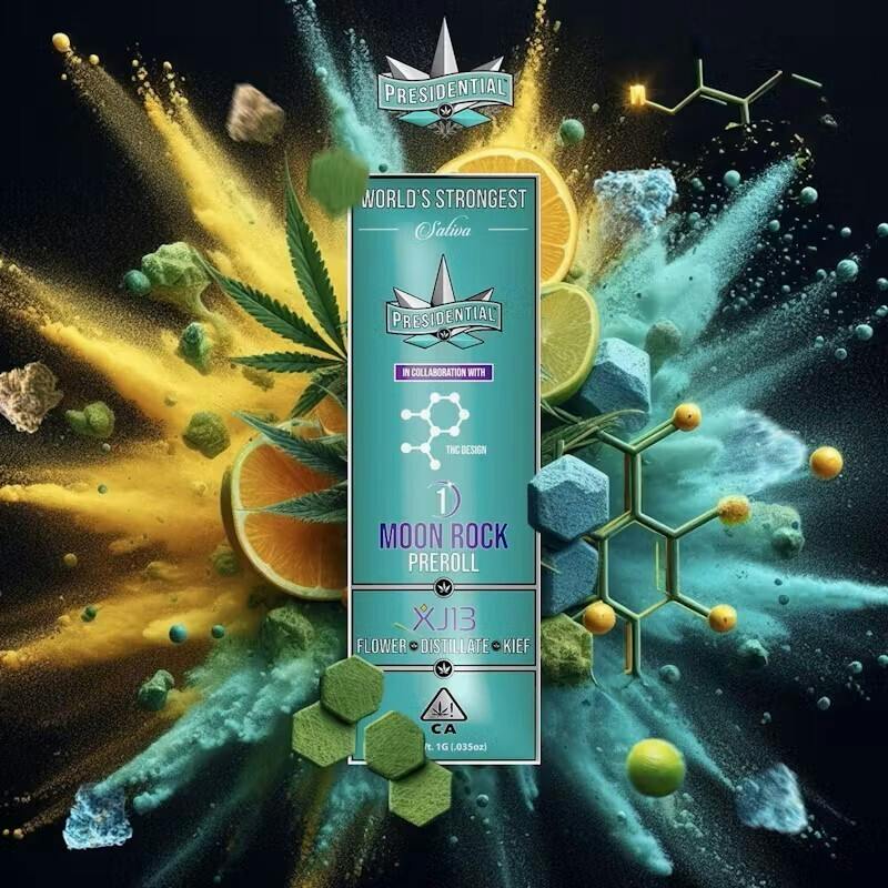 Presidential 1g Moon Rock Infused Preroll XJ-13 ($10 OTD)