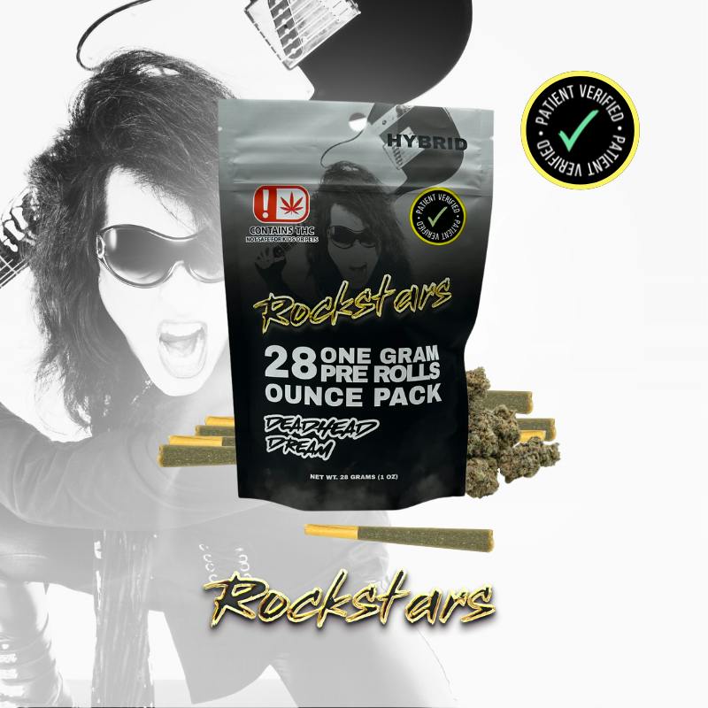 Rockstars 28g Preroll Pack Backstage Buds (H) ($20 Tax Incl.)