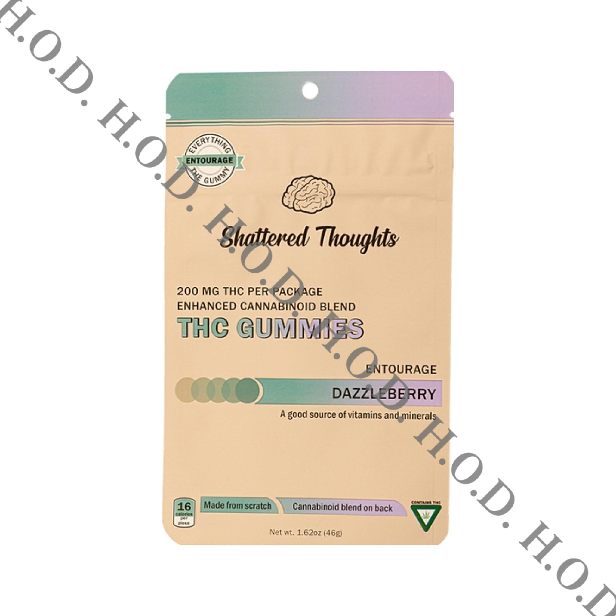 Shattered Thoughts Entourage Dazzleberry Gummies