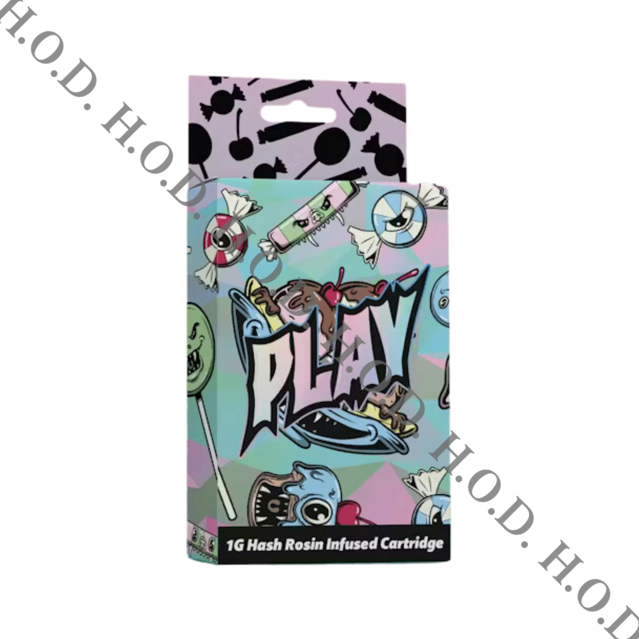 Play Cannabis Candy Gas Hash Rosin Infused Distillate Cart