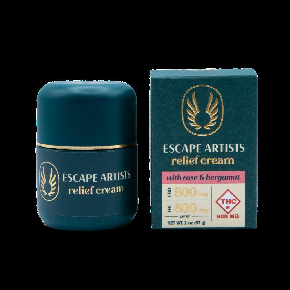 Escape Artists: Topical | Rose and Bergamont | 2:2:1 | 800mg THC : 800mg CBD : 400mg CBG