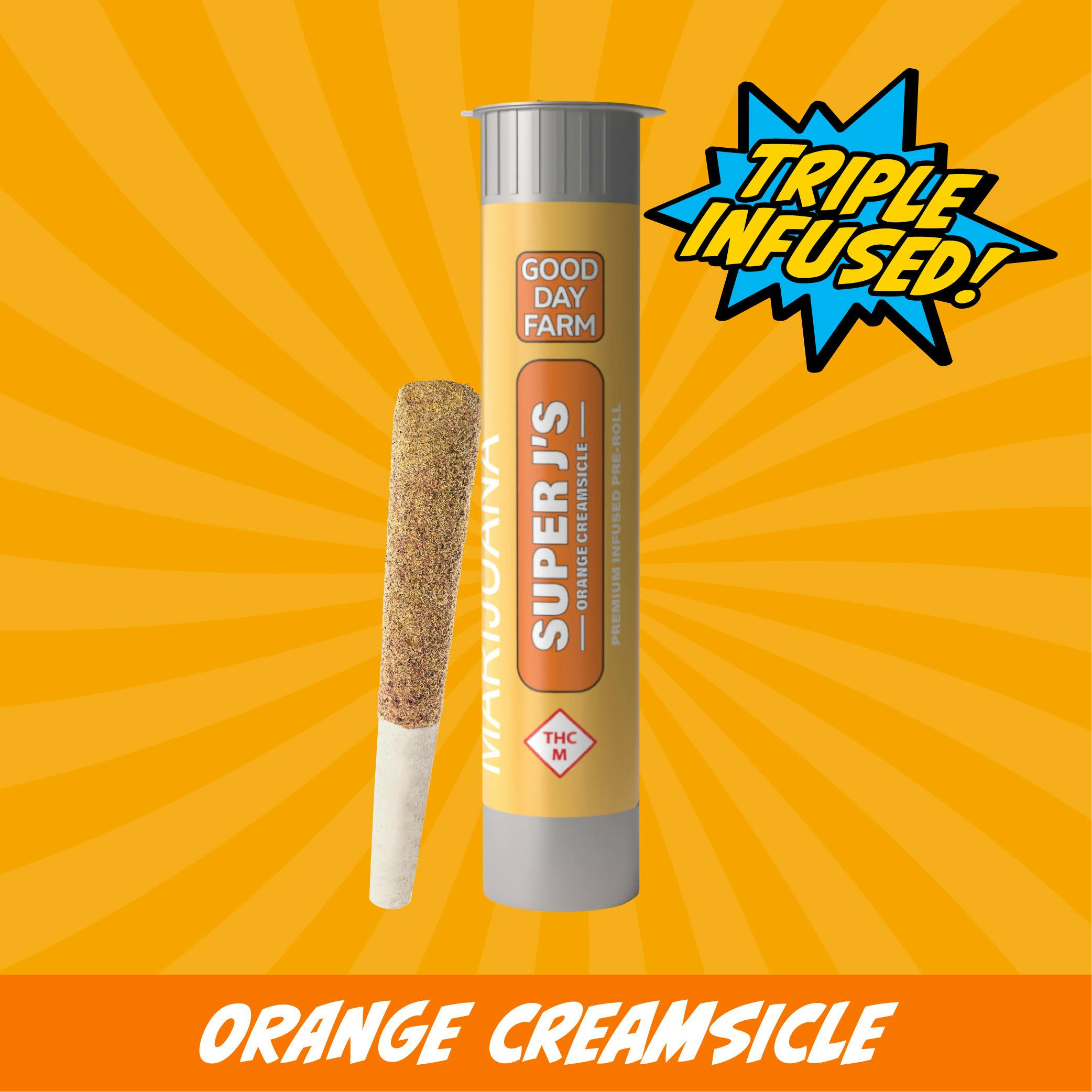 GDF: Infused Pre-Roll | Orange Creamsicle x ICC x AM | Super J's
