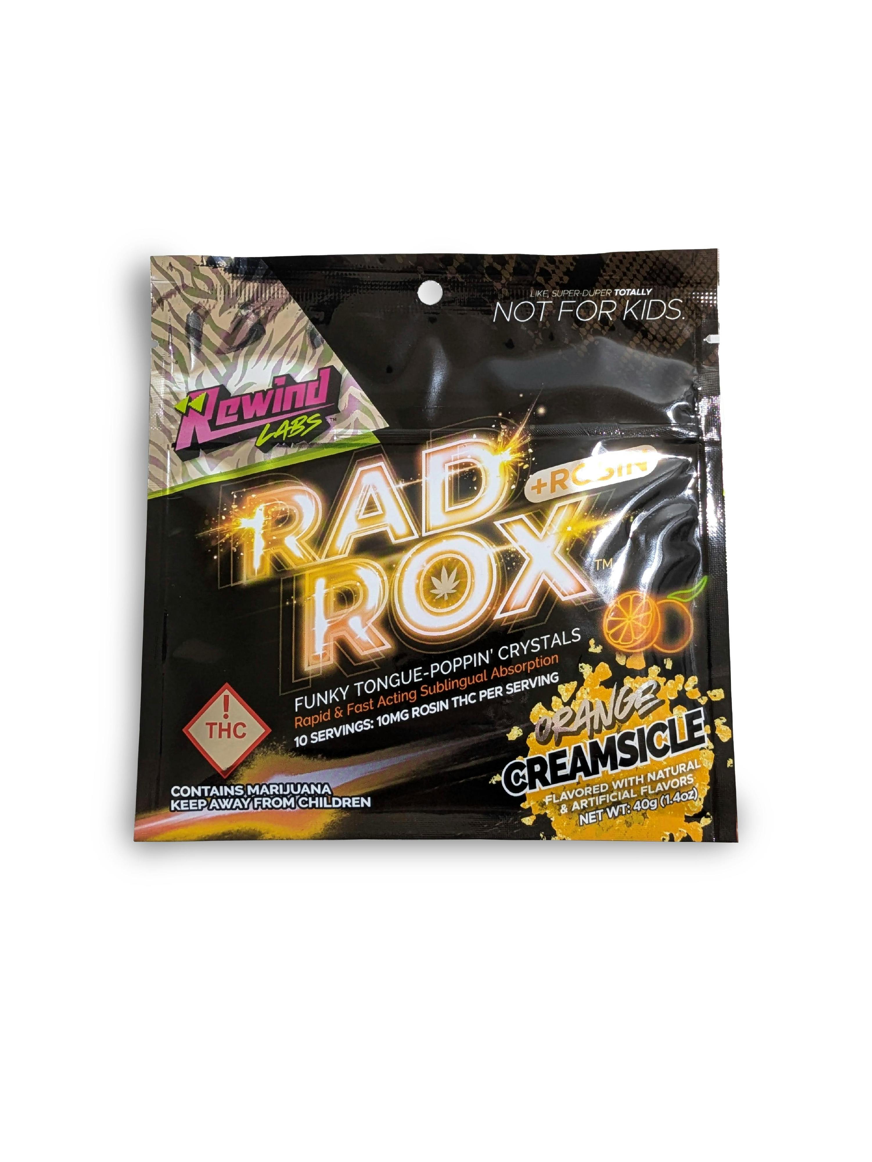 Rewind | Rad Rox | REC - Orange Creamsicle