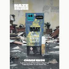 Haze Silver | 1g Live Resin Cartridge | REC - Chaos Kush (I)