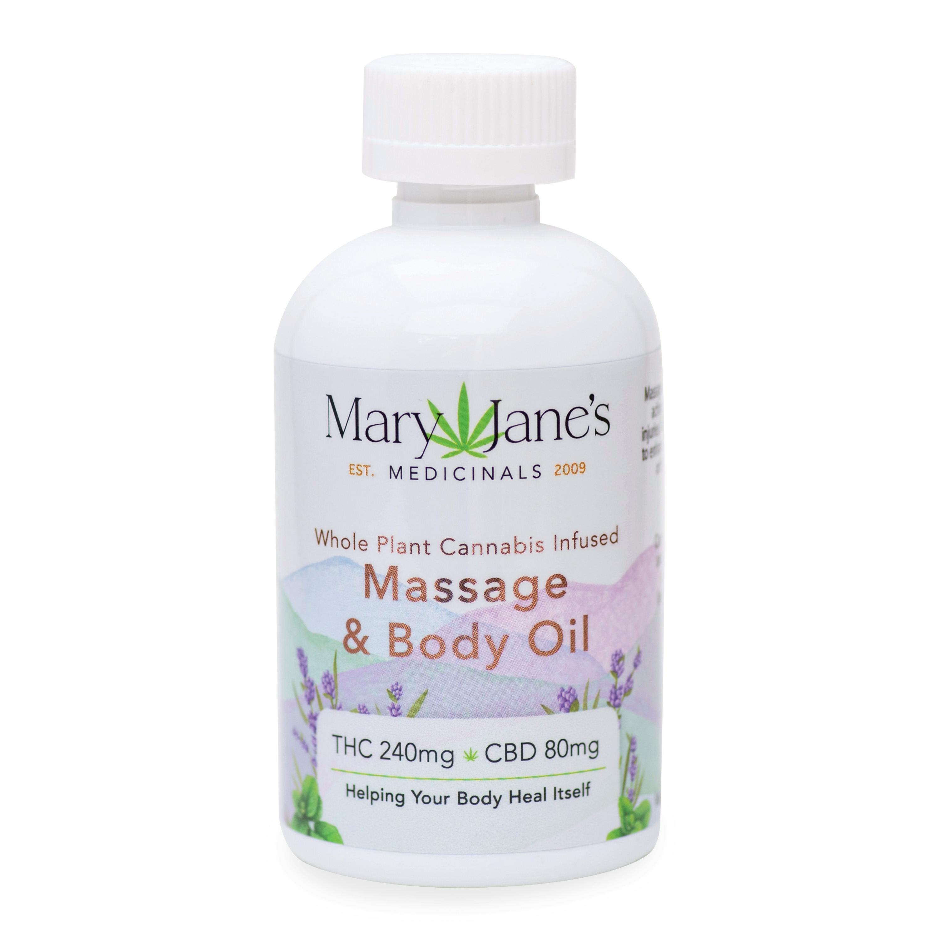 Mary Jane's | Massage Oil 4oz | REC - Massage Oil