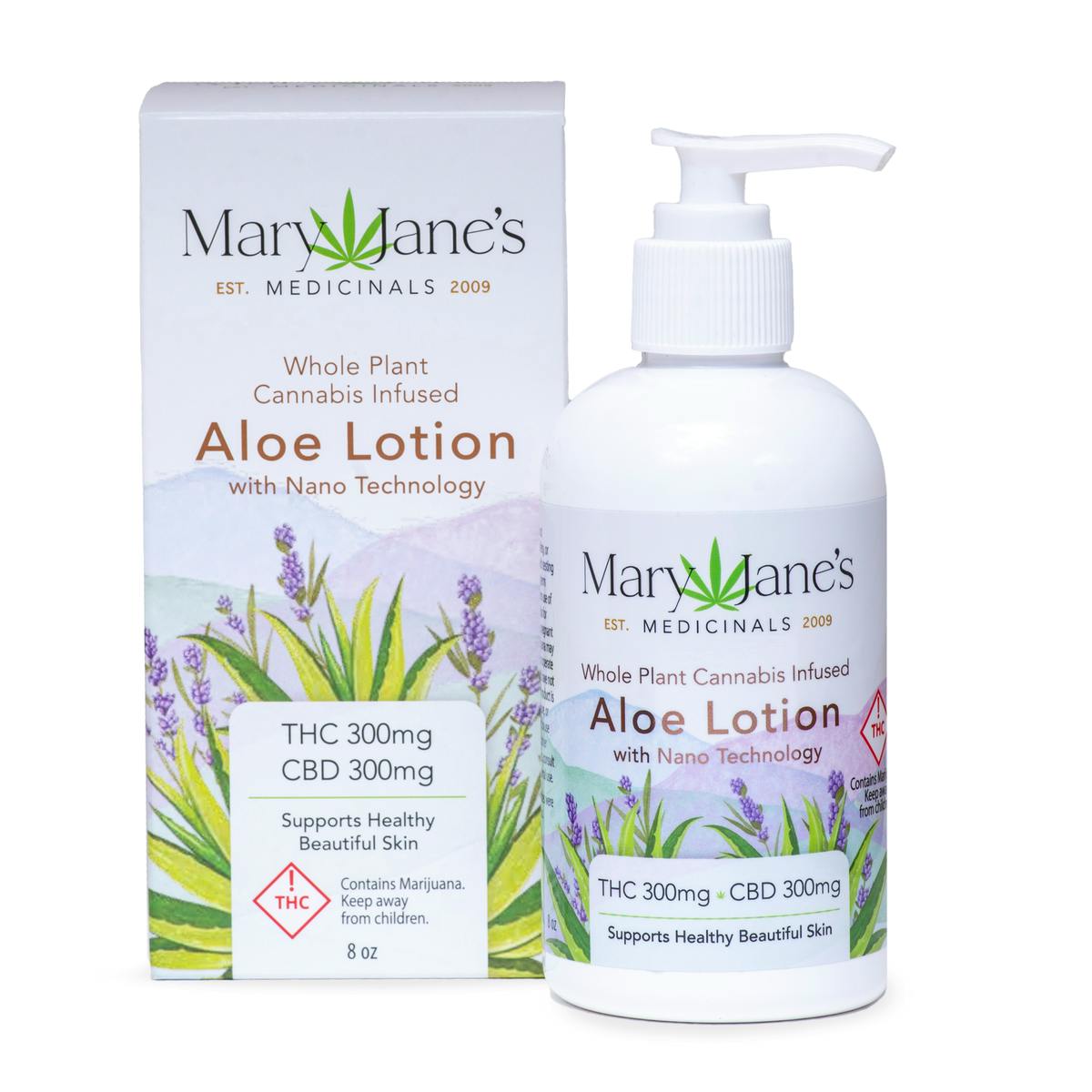 Mary Jane's | Aloe Lotion 8oz | REC - Aloe Lotion