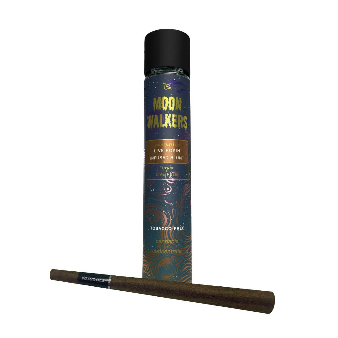 MOON WALKERS Blunt 1g Infused Solventless: Honey Bun