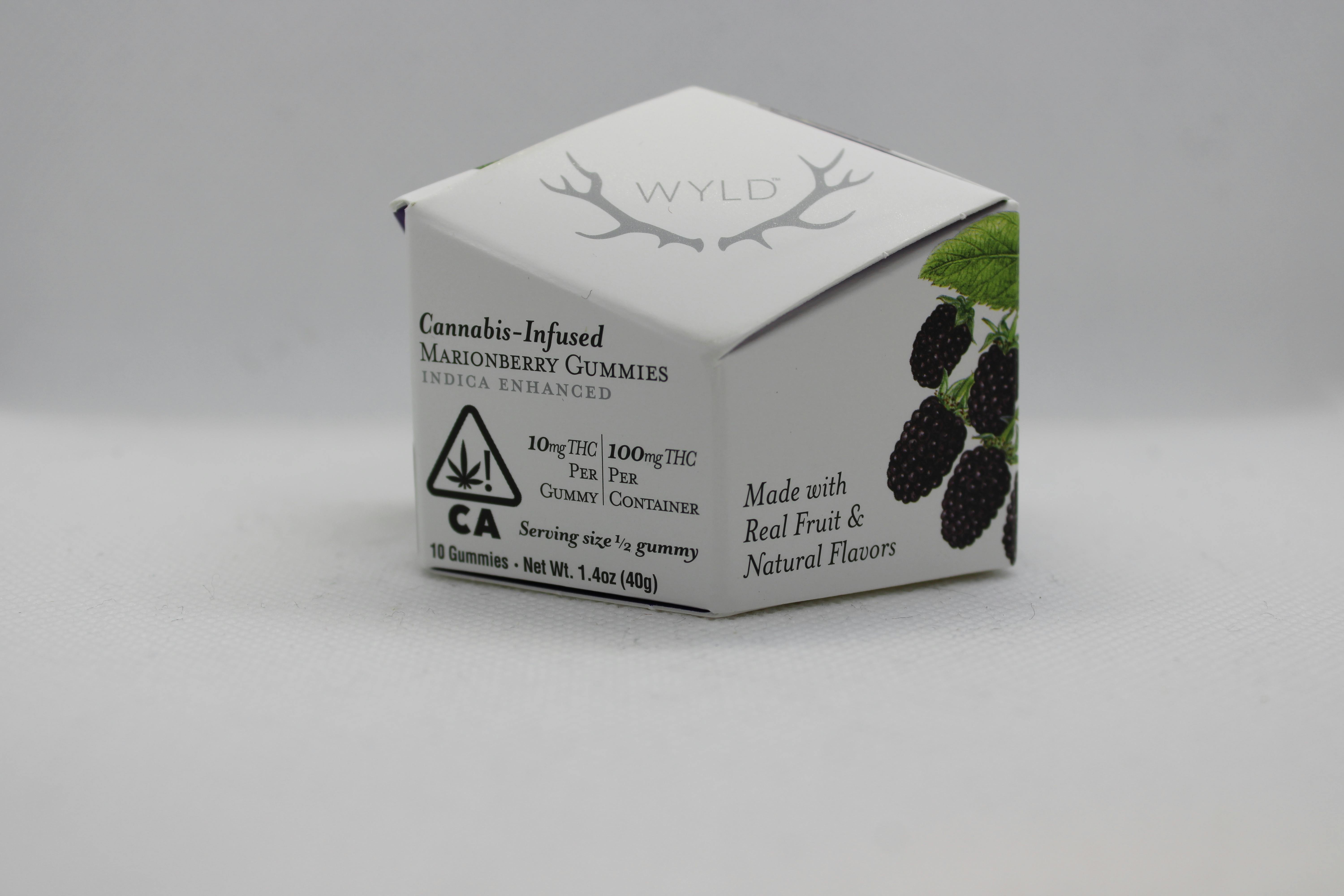 MARIONBERRY INDICA: MARIONBERRY INDICA 10MG THC 10PK GUMMY