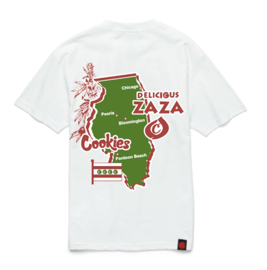 Peoria Delicious Zaza Tee Wht