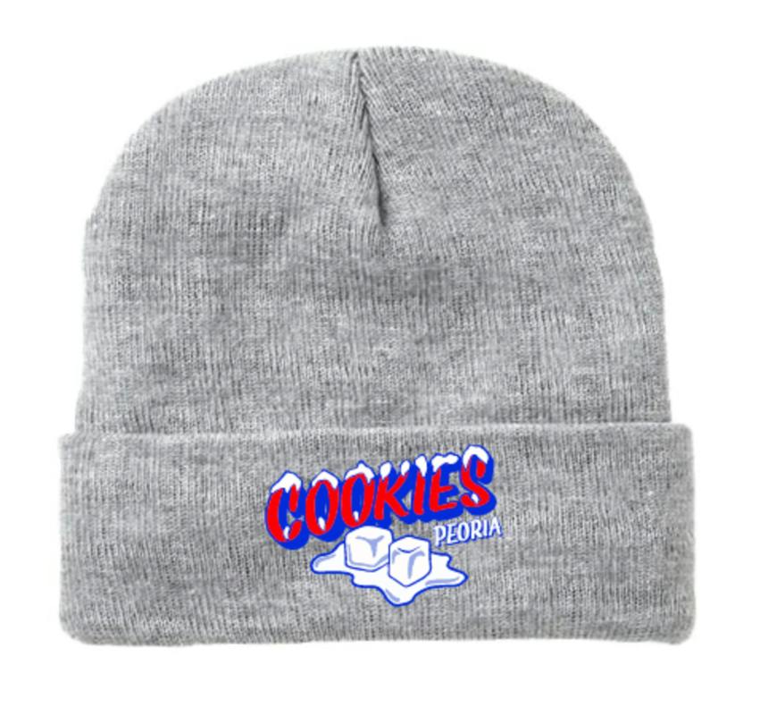 PEORIA- ITS HOT OUTSIDE BEANIE HEATHER GREY