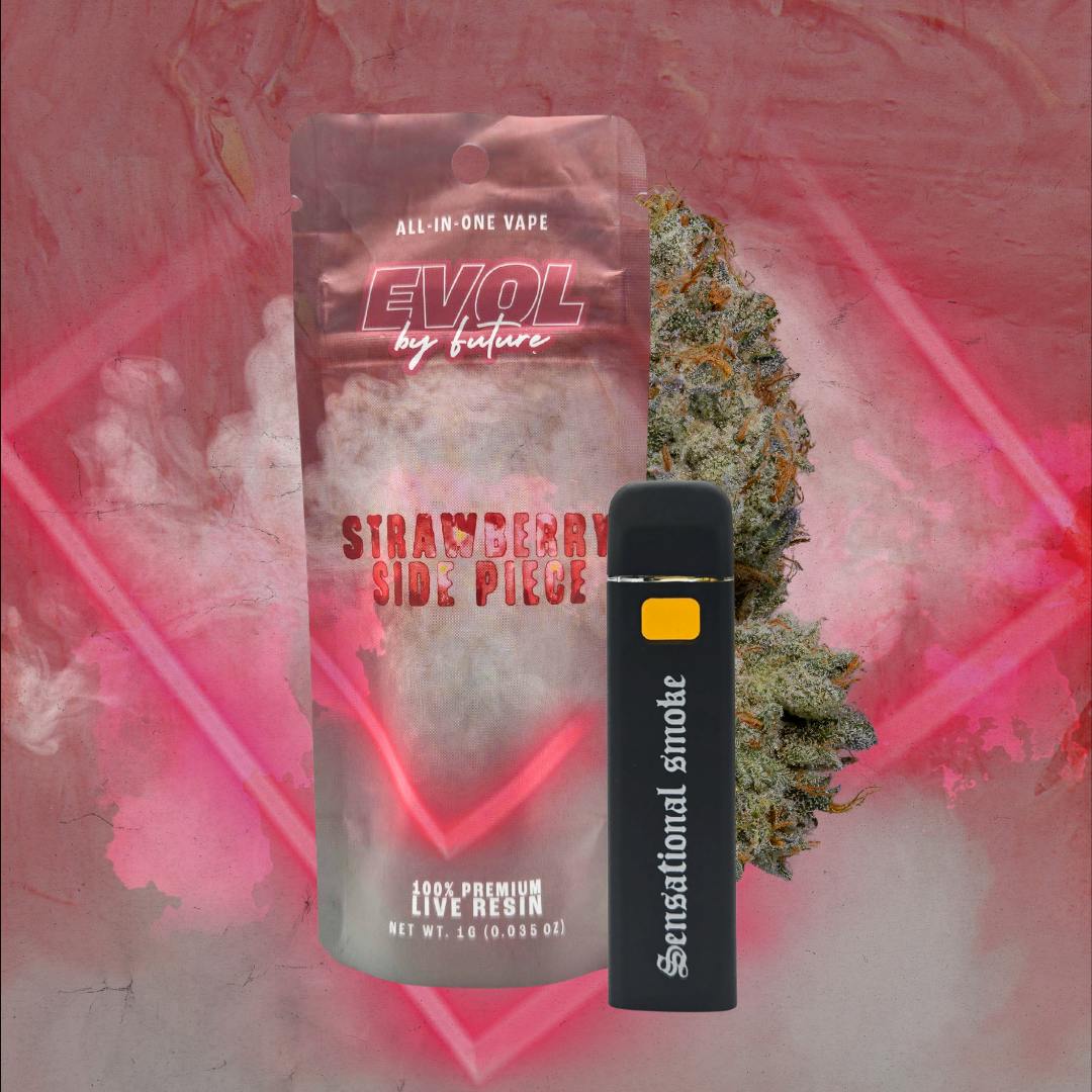 STRAWBERRY SIDE PIECE (DISPO)