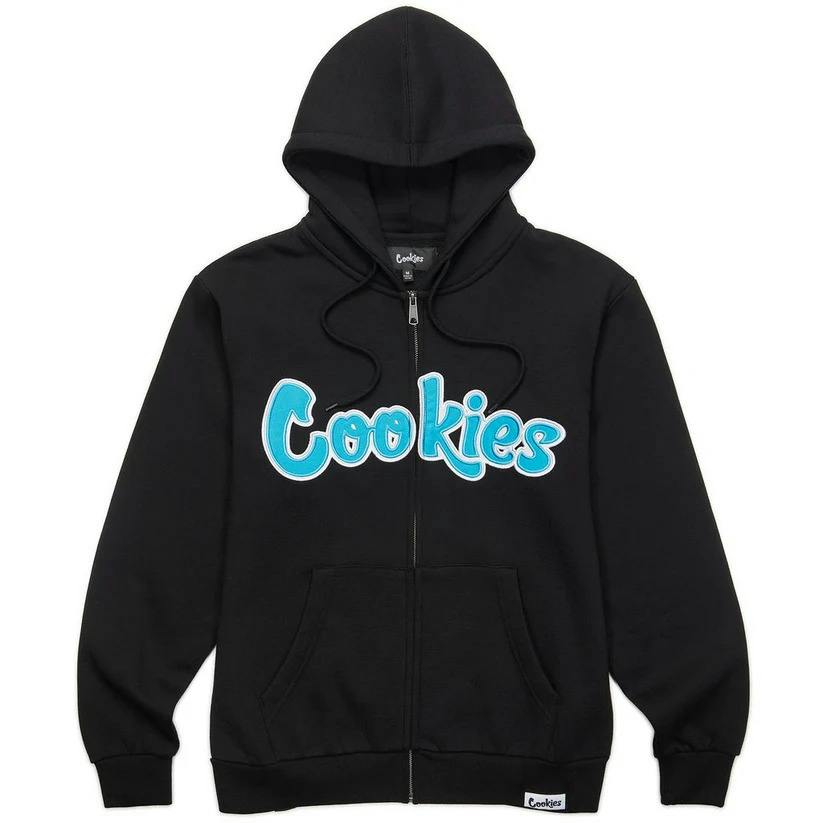 Blue And Black Zip Up