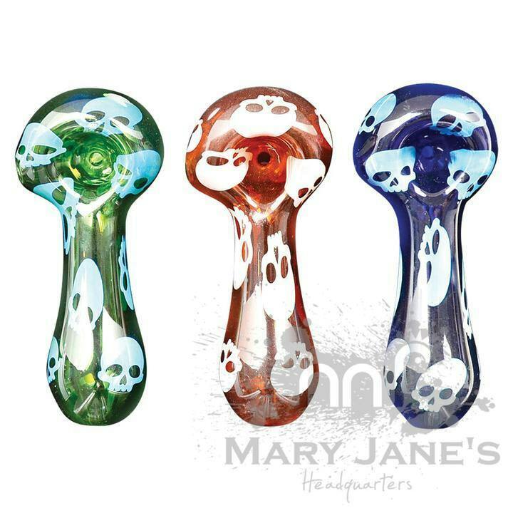 4.25" SKULLS HAND PIPE