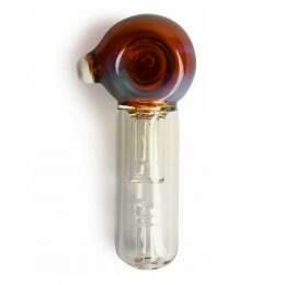 5" AMBER POCKET BUBBLER
