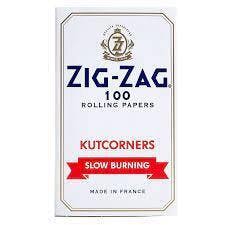 WHITE KUTCORNERS SLOW BURN SINGLE WIDE ZIG ZAGS