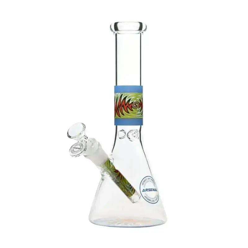 BLAZE SWIRL BONG - BLUE OR ORANGE
