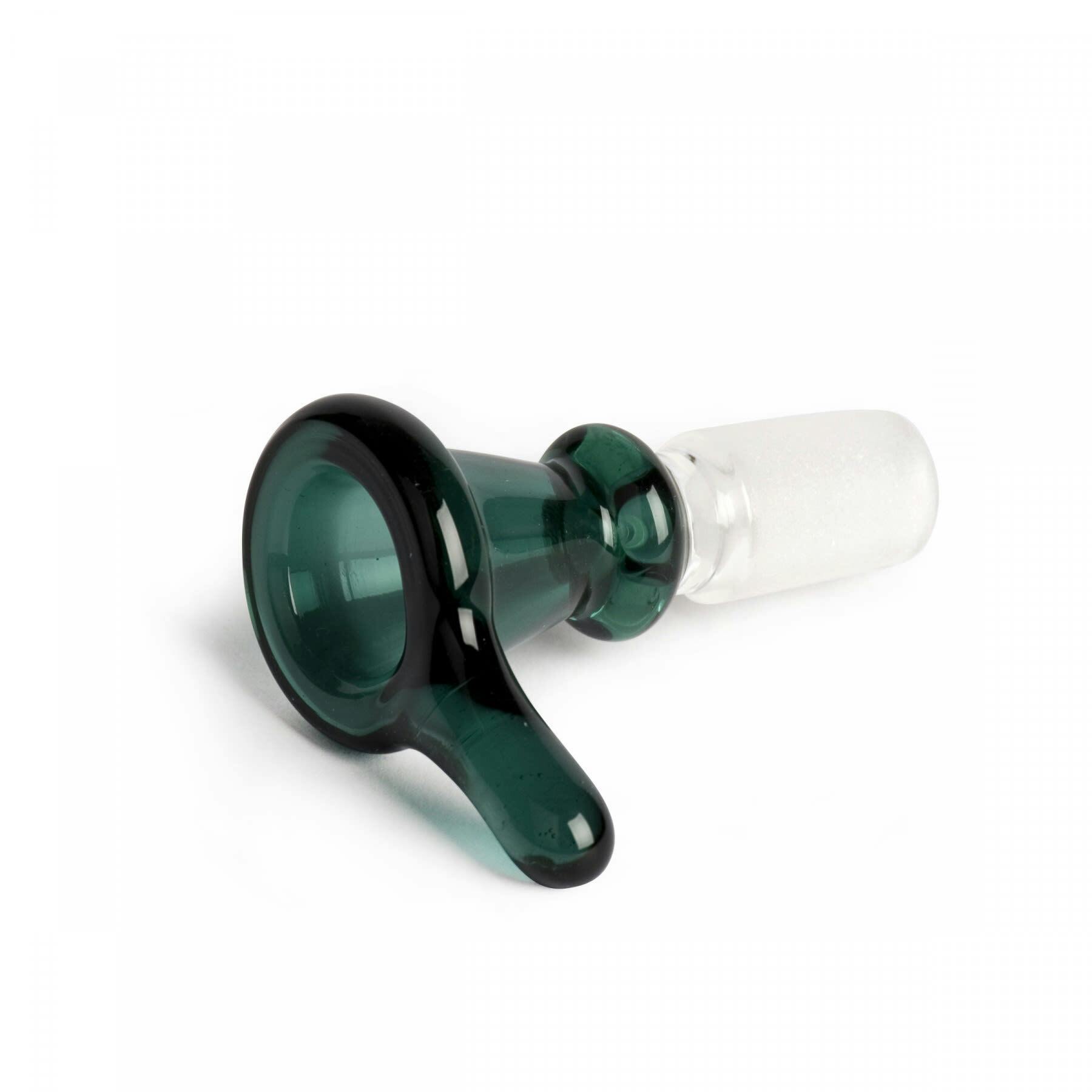THUMPER CONE 14MM BOWL / PULLOUT - TEAL