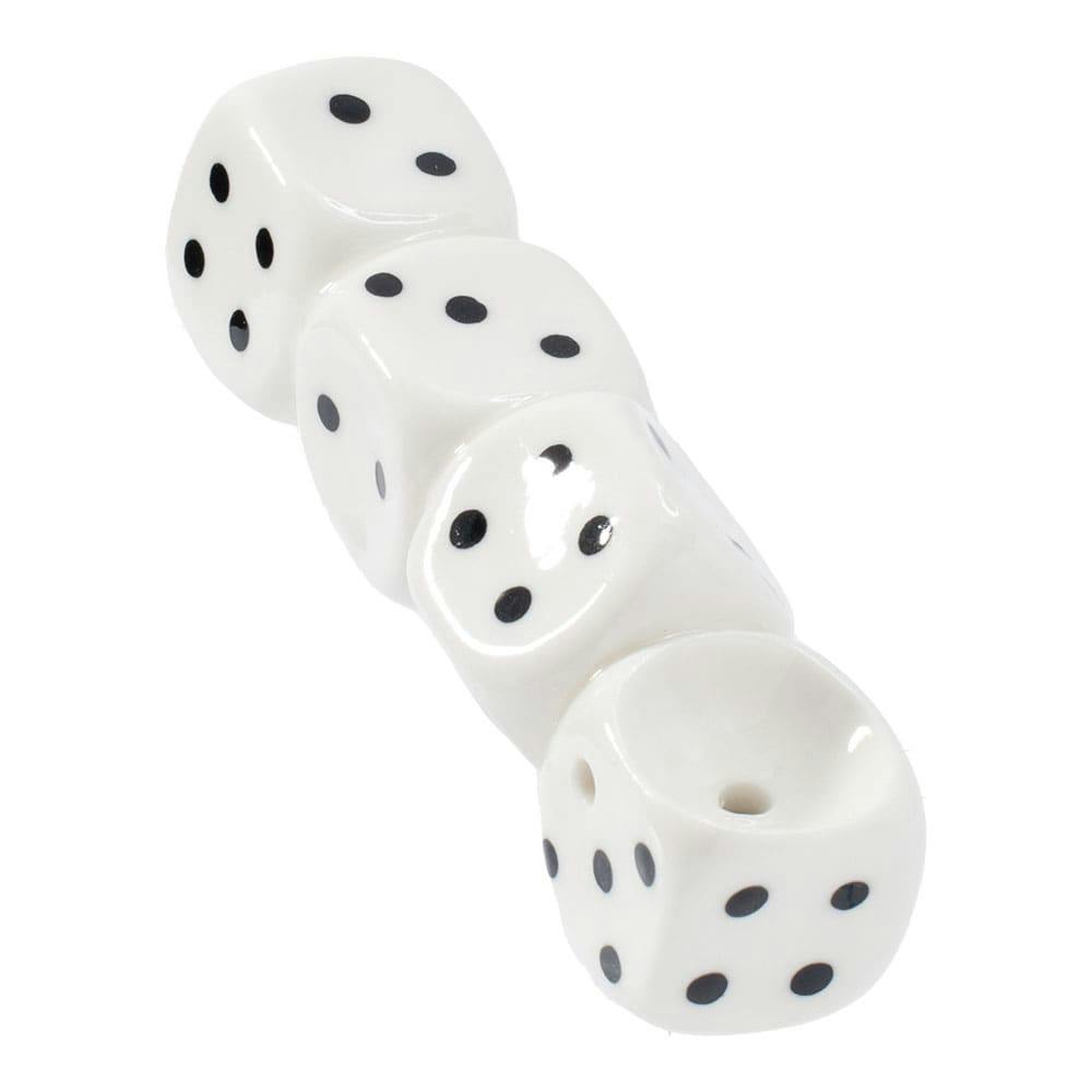 3.75" CERAMIC DICE PIPE