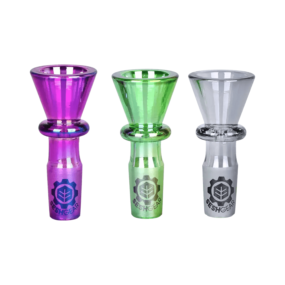 CHROMATIC FUNNEL BOWL 14MM PULL OUT
