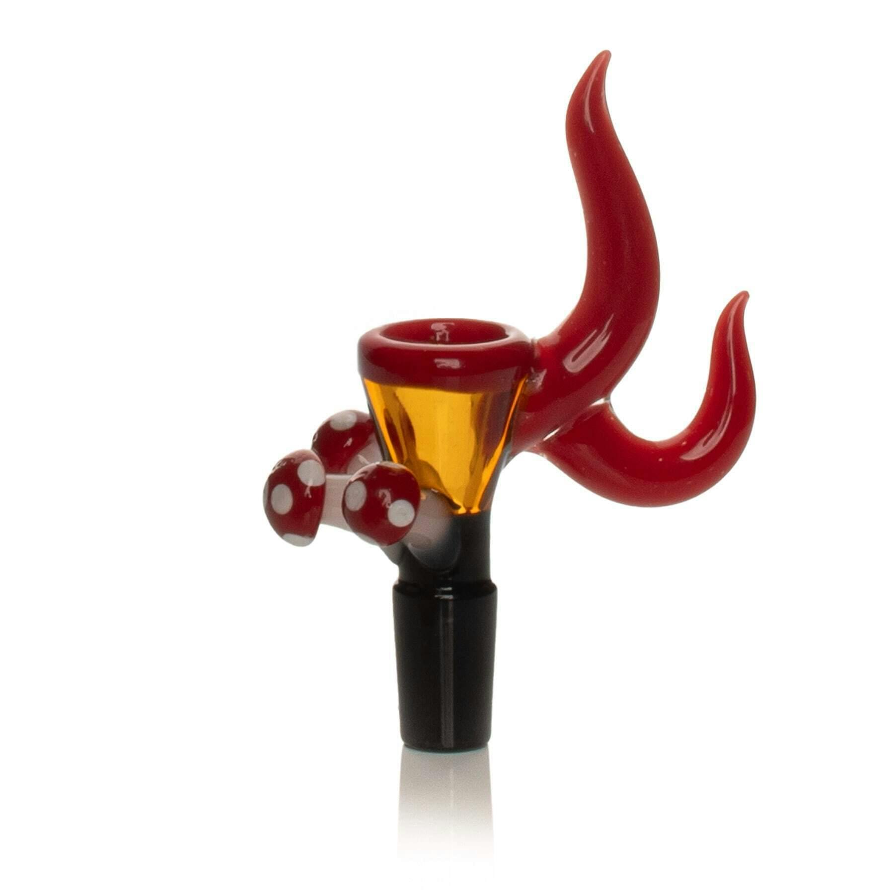 MUSHROOM CLUSTER 14MM BOWL / PULLOUT - ASSORTED COLOURS