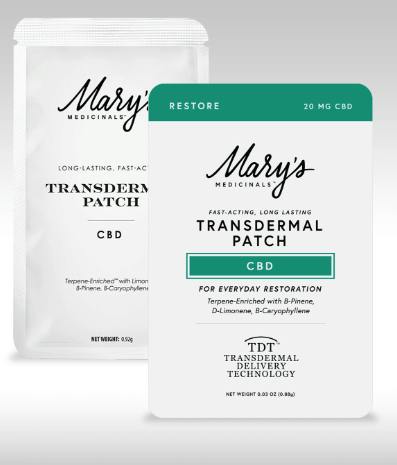 Mary's Medicinals - Transdermal Patch CBD 20mg