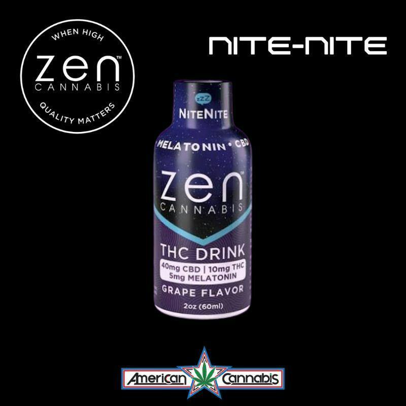[Edible] Zen Cannabis NiteNite THC Drink 10mg [Indica]