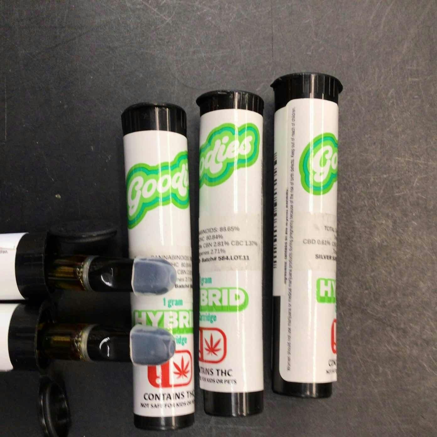 GOODIES 1 GRAM ( HYBRID ) VAPE CARTRIDGES