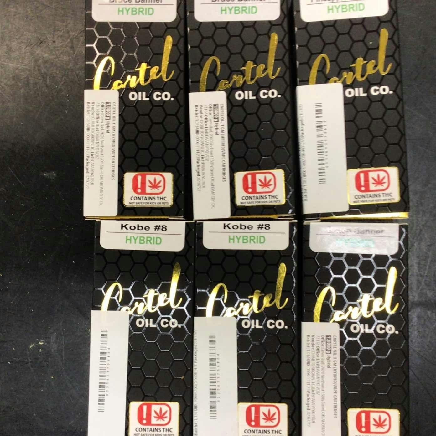CARTEL OIL 1 GM (HYBRID)VAPE CARTRIDGES