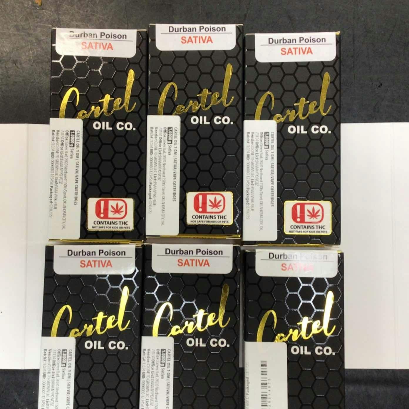 CARTEL OIL 1 GM ( SATIVA) VAPE CARTRIDGES