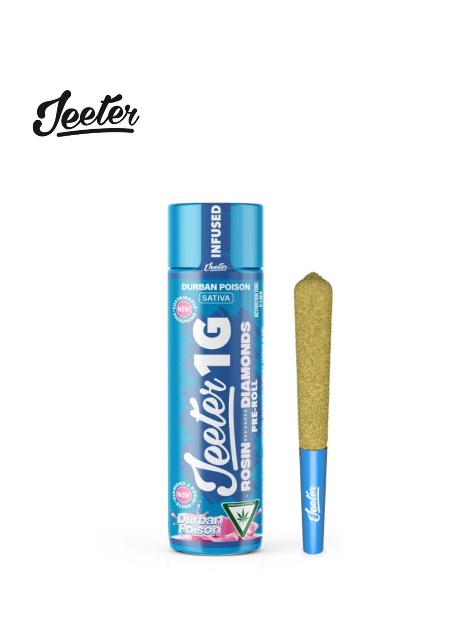 Durban Poison — DURBAN POISON 1G INFUSED PREROLL