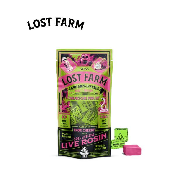 DRAGON FRUIT TROP CHERRY 100MG 10 PACK LIVE ROSIN FRUIT CHEWS