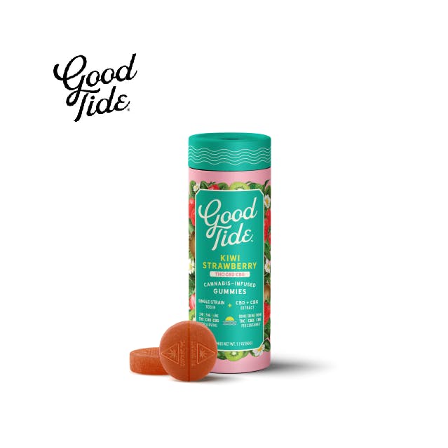 KIWI STRAWBERRY 1:1:1: KIWI STRAWBERRY 1:1:1 THC:CBD:CBG 100MG 10 PACK ROSIN INFUSED GUMMIES