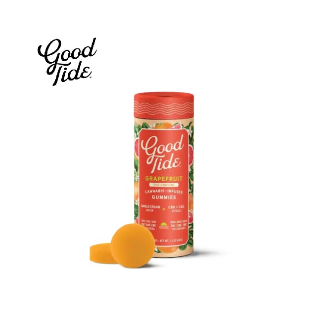 GRAPEFRUIT 1:1:1 THC:CBD:CBC: GRAPEFRUIT 1:1:1 THC:CBD:CBC 100MG 10 PACK ROSIN INFUSED GUMMIES