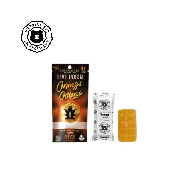 ORANGE OCTANE 10:1 THC:CBD 100MG LIVE ROSIN GUMMY