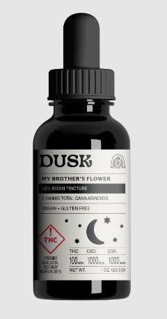 My Brother's Flower Rosin Tincture 100mg THC : 1000mg CBD : 1000mg CBN - "Dusk"