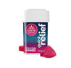 Wana Quick Relief Gummies THC/CBG/CBC 100mg:100mg:100mg - Cherry Cola