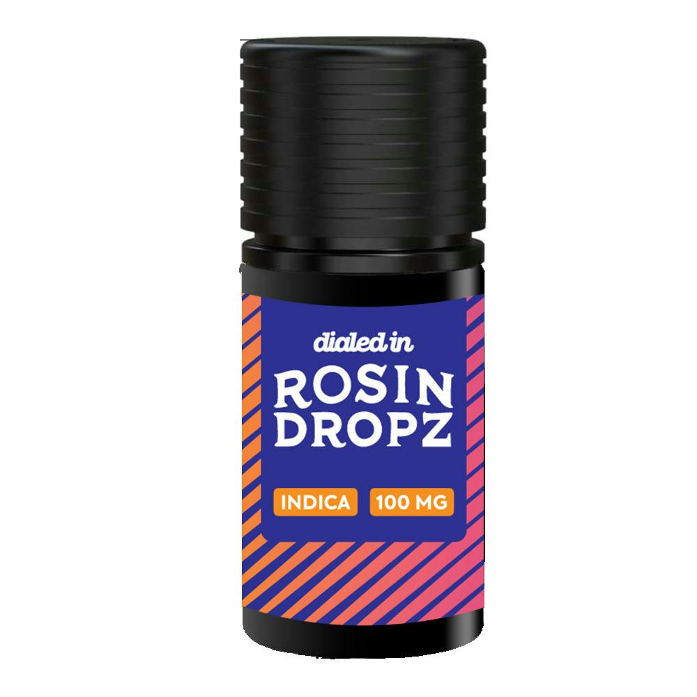 Dialed In Rosin Drops Mixer Elixir 100mg - Indica Weekend Warrior