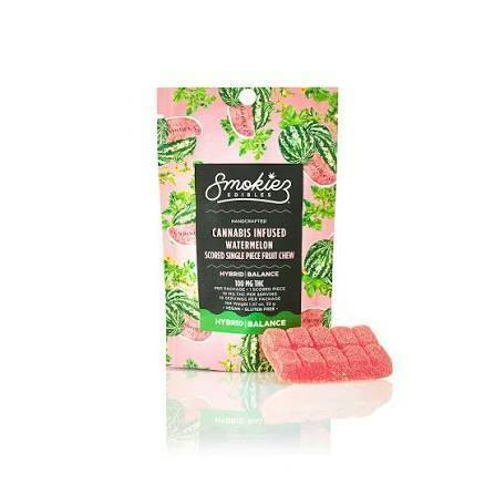 Smokiez Gummies 100mg - Hybrid Watermelon