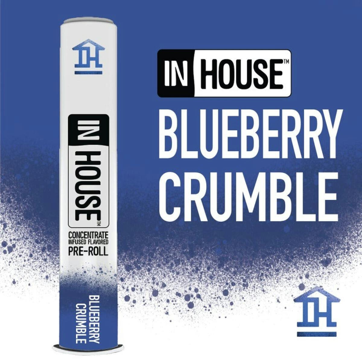 Blueberry Crumble (I) Infused Preroll (.75g) at Ideal Craft Cannabis