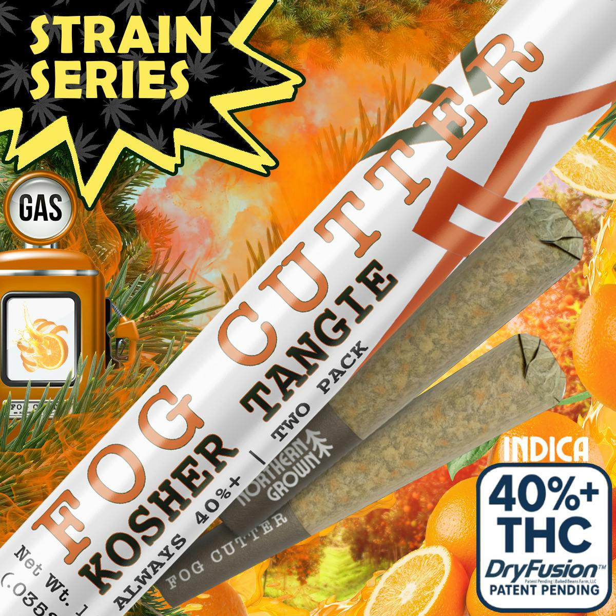 Kosher Tangie (IH) Infused Prerolls (.5g 2pk) at Ideal Craft Cannabis
